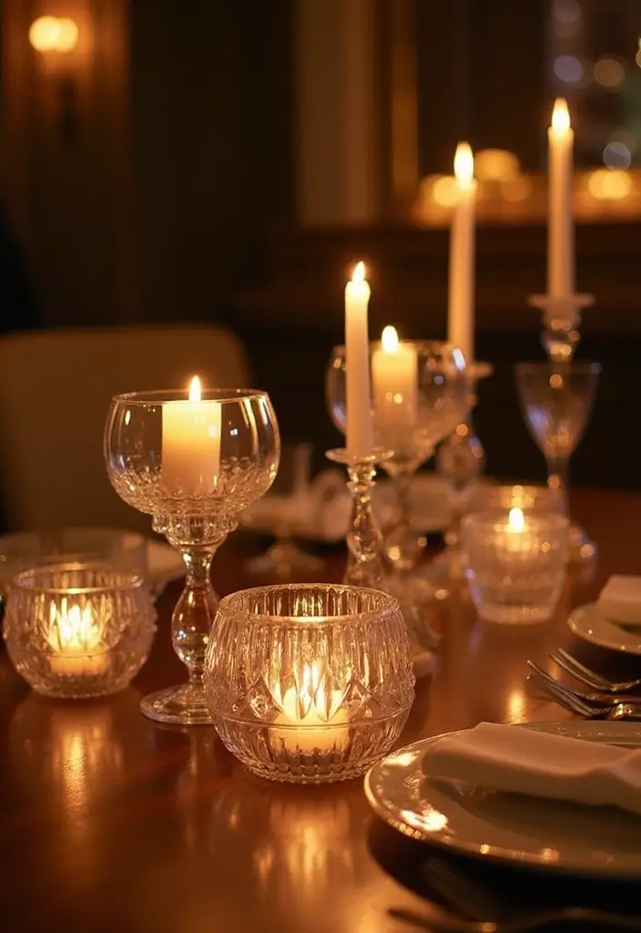 27 Handmade Glass Decor Inspirations For Creative Spaces 26 27 Handmade Glass Decor Inspirations For Creative Spaces - 6. Glass Candle Holders