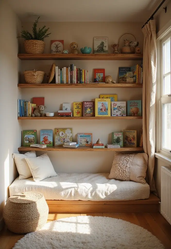 27 Handmade Nursery Decor Inspirations For Cozy Corners 23 27 Handmade Nursery Decor Inspirations For Cozy Corners - 13. Cozy Reading Nook