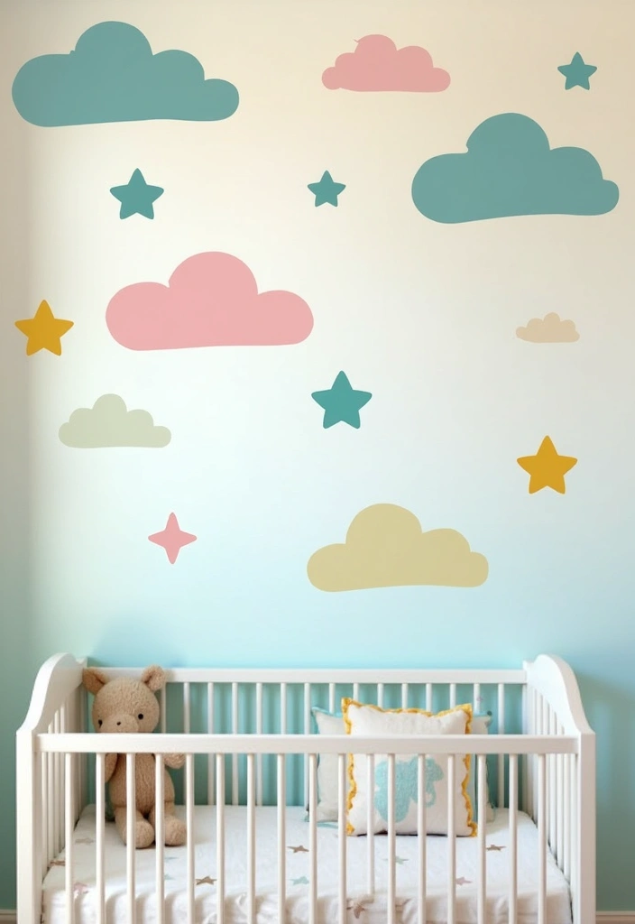 27 Handmade Nursery Decor Inspirations For Cozy Corners 27 27 Handmade Nursery Decor Inspirations For Cozy Corners - 17. Colorful Wall Decals