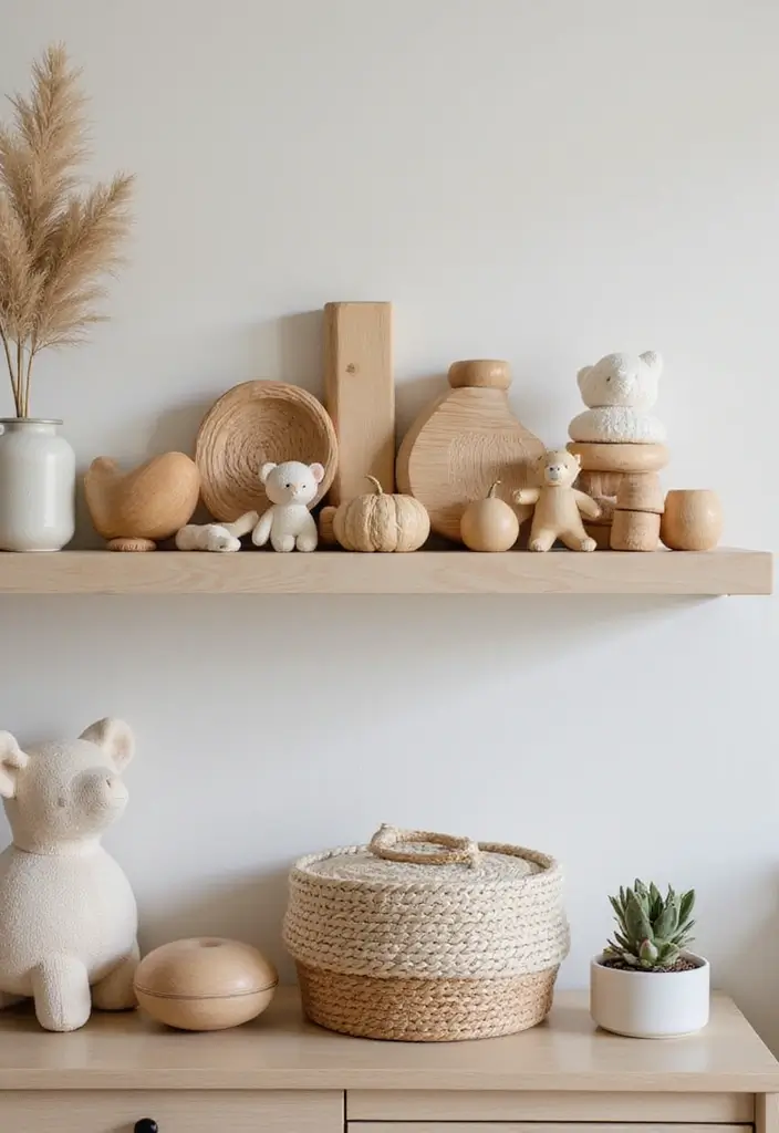 27 Handmade Nursery Decor Inspirations For Cozy Corners 5 27 Handmade Nursery Decor Inspirations For Cozy Corners - 3. Handcrafted Wooden Toys