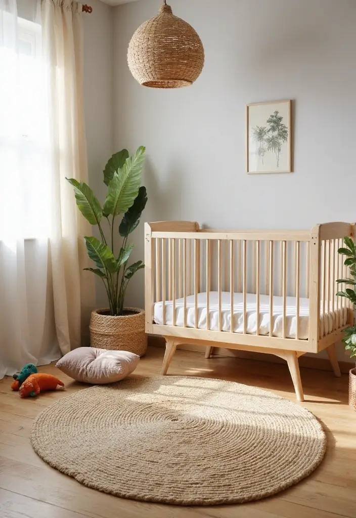 27 Handmade Nursery Decor Inspirations For Cozy Corners 6 27 Handmade Nursery Decor Inspirations For Cozy Corners - 4. Eco-Friendly Fiber Rugs