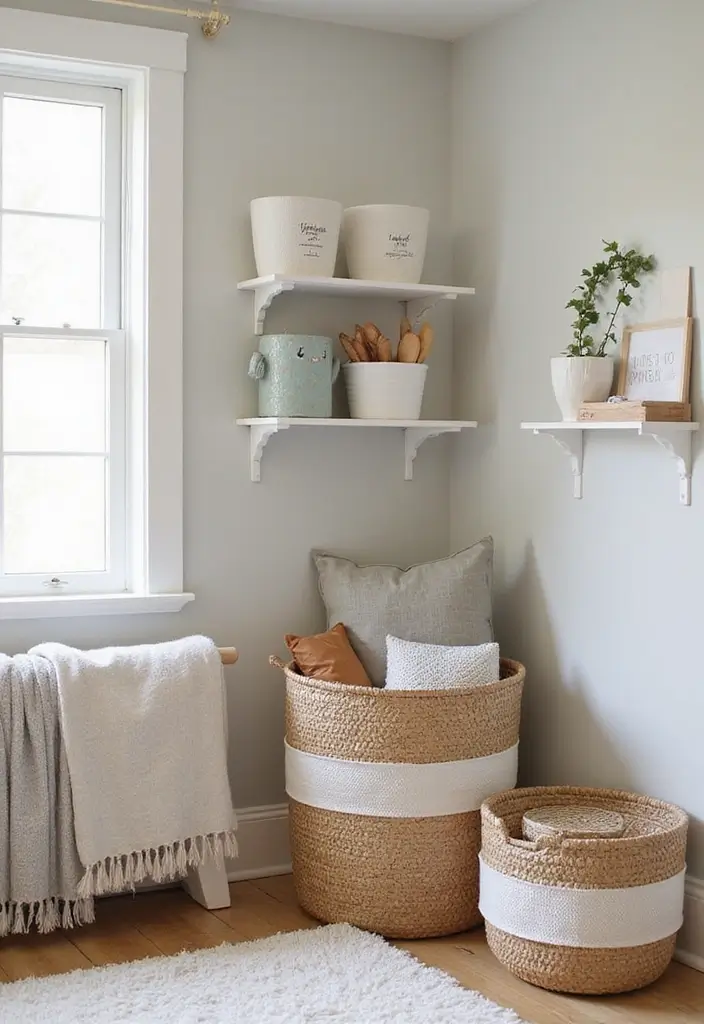 27 Handmade Nursery Decor Inspirations For Cozy Corners 17 27 Handmade Nursery Decor Inspirations For Cozy Corners - 9. Handmade Storage Solutions