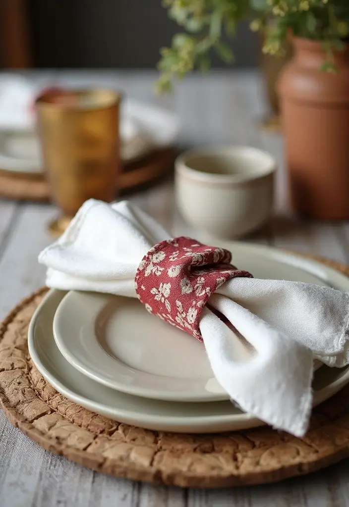 27 Handmade Table Decor Ideas For Warm Gatherings 40 27 Handmade Table Decor Ideas For Warm Gatherings - 10. Fabric Napkin Rings