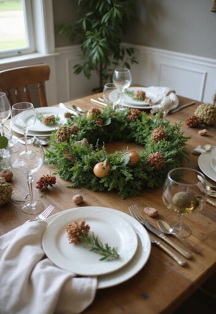 27 Handmade Table Decor Ideas For Warm Gatherings 51 27 Handmade Table Decor Ideas For Warm Gatherings - 15. Seasonal Wreaths