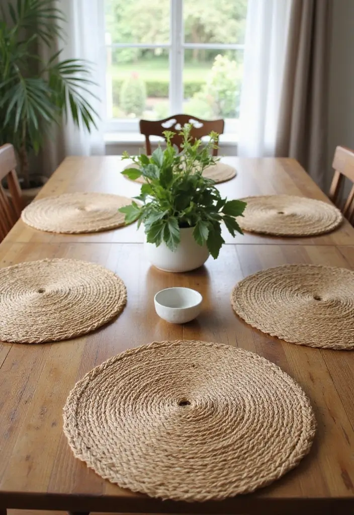 27 Handmade Table Decor Ideas For Warm Gatherings 76 27 Handmade Table Decor Ideas For Warm Gatherings - 22. Handmade Table Mats