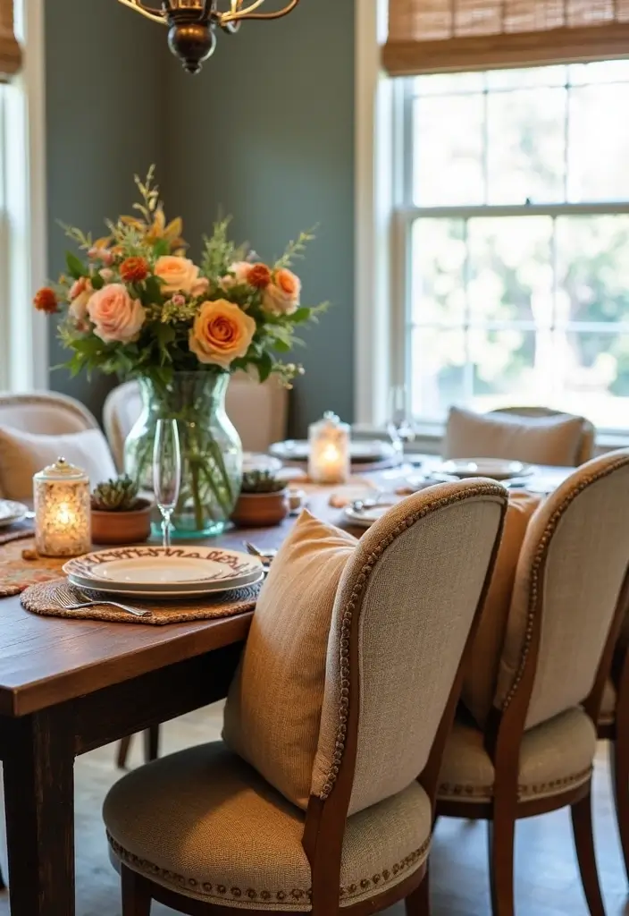 27 Handmade Table Decor Ideas For Warm Gatherings 77 27 Handmade Table Decor Ideas For Warm Gatherings - 23. Seasonal Pillows