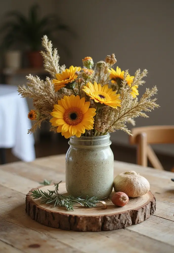 27 Handmade Table Decor Ideas For Warm Gatherings 17 27 Handmade Table Decor Ideas For Warm Gatherings - 5. Dried Flower Arrangements