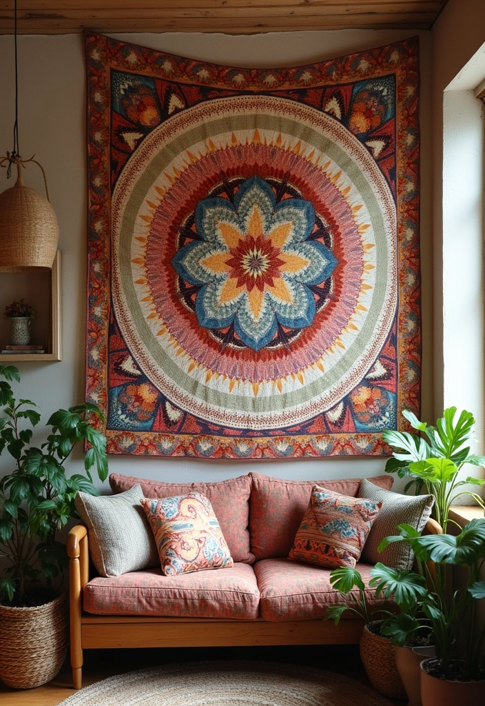 27 Room Decor Ideas Featuring Handmade Wall Art 28 27 Room Decor Ideas Featuring Handmade Wall Art - 10. Quilted Wall Hangings