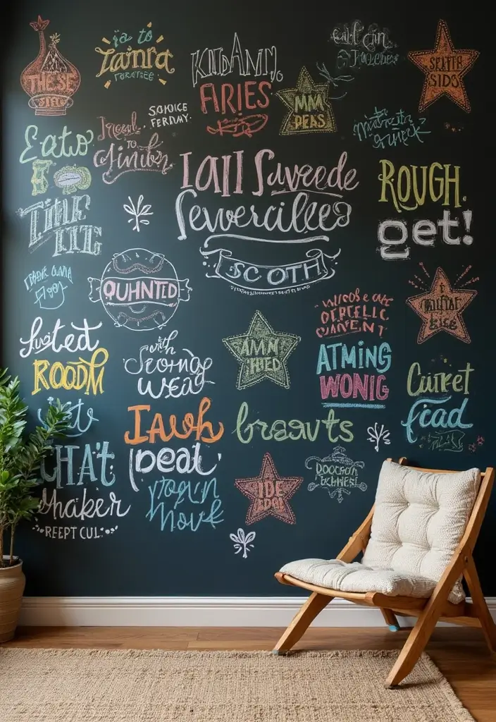 27 Room Decor Ideas Featuring Handmade Wall Art 75 27 Room Decor Ideas Featuring Handmade Wall Art - 27. Interactive Wall Art