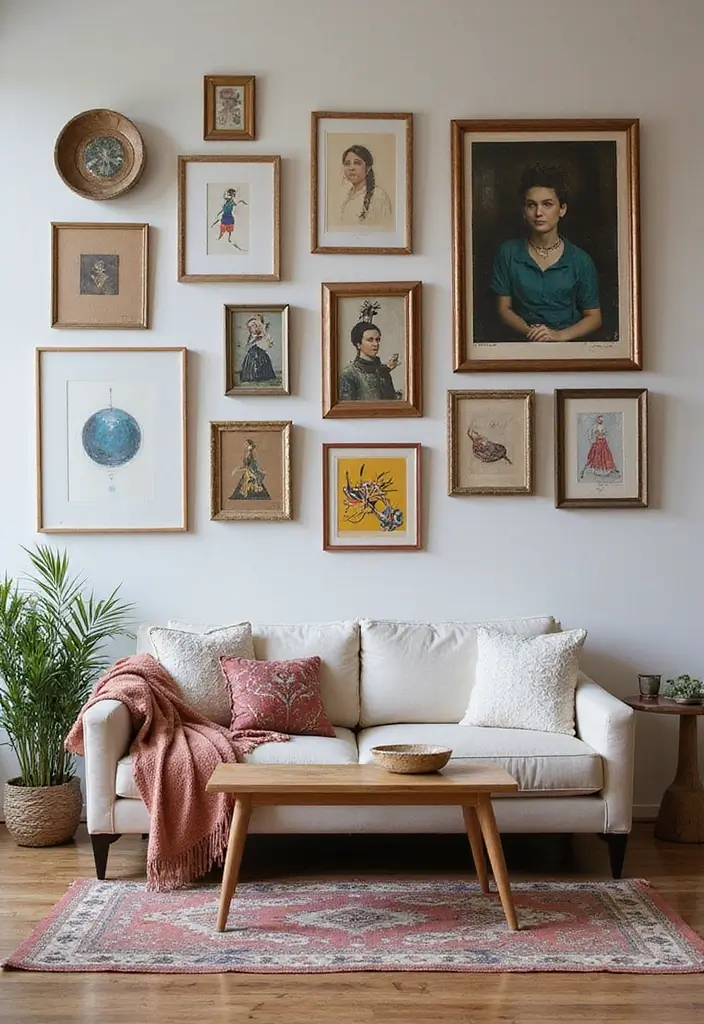 27 Room Decor Ideas Featuring Handmade Wall Art 10 27 Room Decor Ideas Featuring Handmade Wall Art - 4. Unique Framed Art
