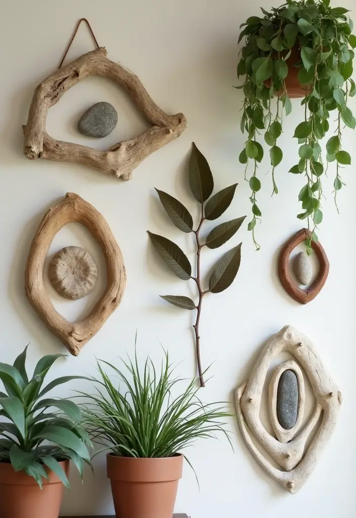 27 Room Decor Ideas Featuring Handmade Wall Art 18 27 Room Decor Ideas Featuring Handmade Wall Art - 6. Natural Material Wall Art