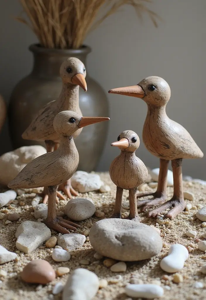 28 Handmade Bird Decor Ideas For Natural Vibes 1 28 Handmade Bird Decor Ideas For Natural Vibes - 1. Driftwood Bird Sculptures