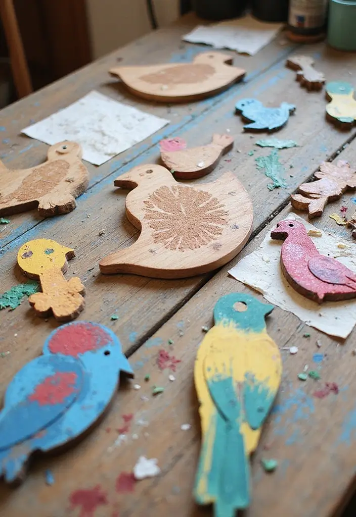 28 Handmade Bird Decor Ideas For Natural Vibes 42 28 Handmade Bird Decor Ideas For Natural Vibes - 20. Wooden Bird Stencils