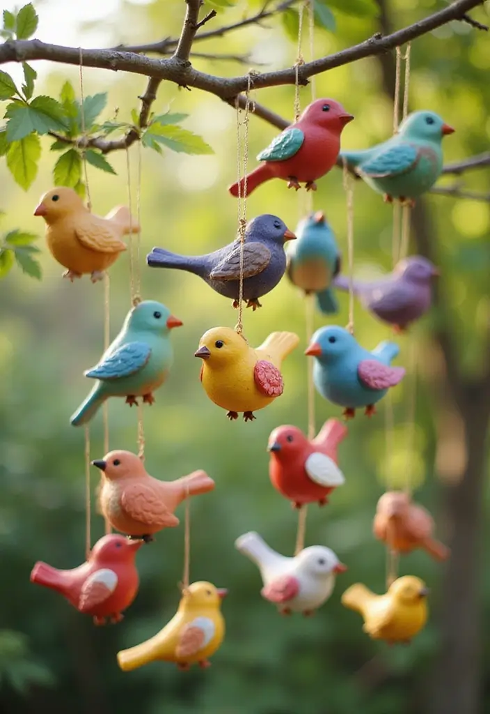 28 Handmade Bird Decor Ideas For Natural Vibes 3 28 Handmade Bird Decor Ideas For Natural Vibes - 3. Clay Bird Ornaments