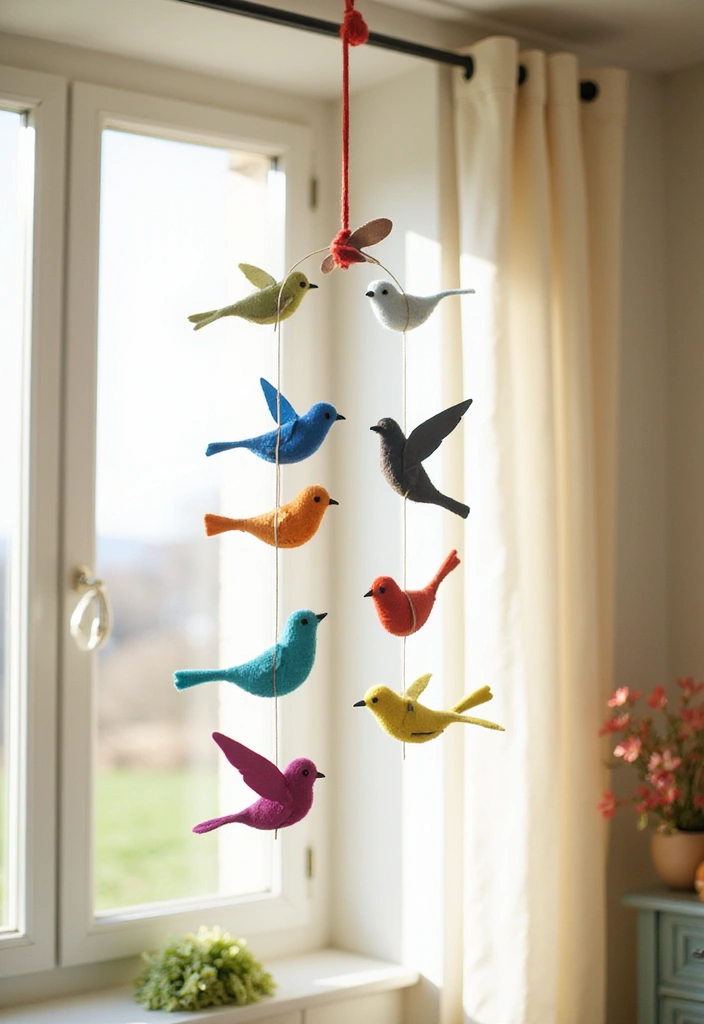 28 Handmade Bird Decor Ideas For Natural Vibes 10 28 Handmade Bird Decor Ideas For Natural Vibes - 8. Handmade Bird Mobiles