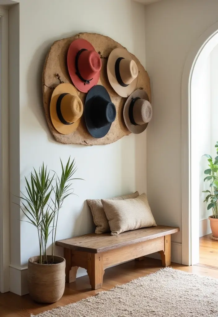 28 Handmade Coconut Shell Decor Ideas You Can DIY 58 28 Handmade Coconut Shell Decor Ideas You Can DIY - 26. Coconut Shell Hat Rack