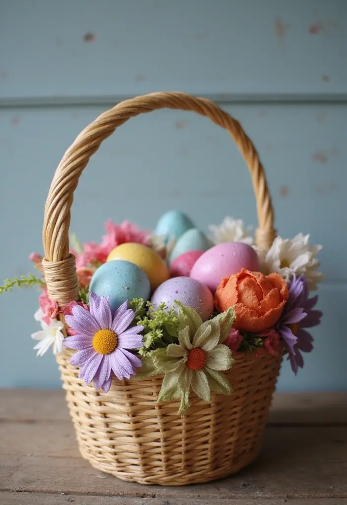 28 Handmade Easter Basket Decor Ideas That Delight 5 28 Handmade Easter Basket Decor Ideas That Delight - 3. Upcycled Fabric Remnants