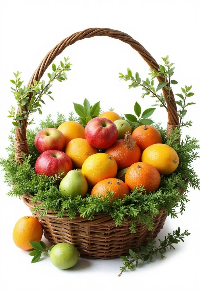 28 Handmade Easter Basket Decor Ideas That Delight 12 28 Handmade Easter Basket Decor Ideas That Delight - 8. Seasonal Fruit Accents