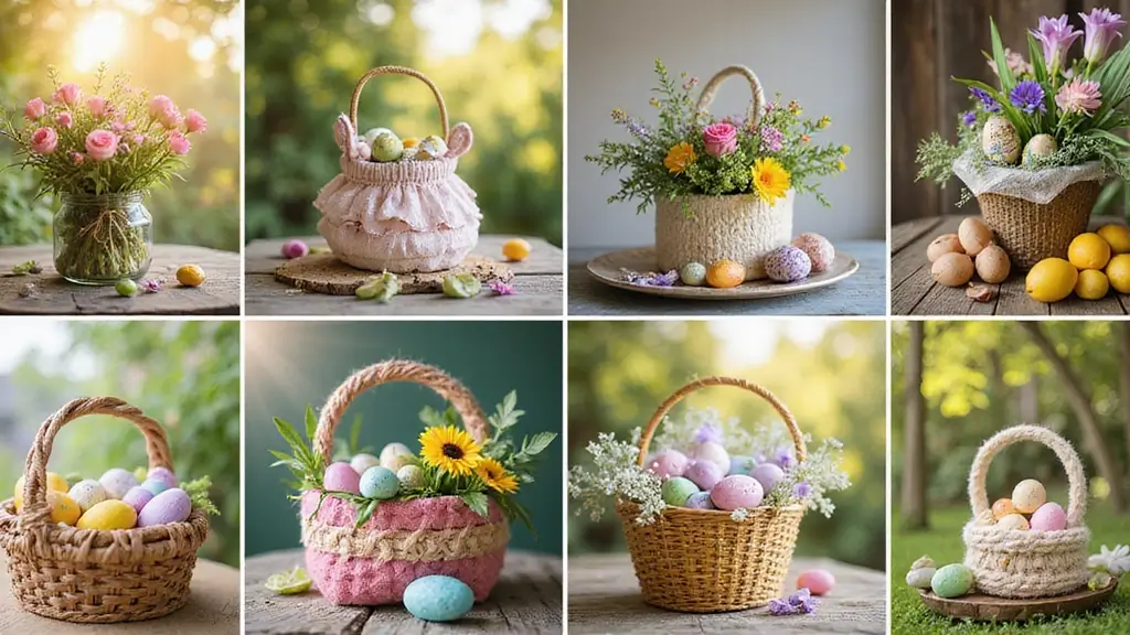 28 Handmade Easter Basket Decor Ideas That Delight