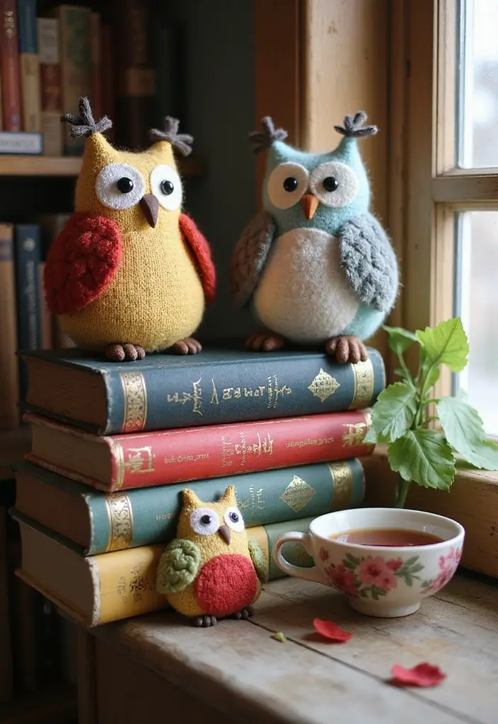 28 Handmade Owl Decor Ideas For Whimsical Homes 35 28 Handmade Owl Decor Ideas For Whimsical Homes - 17. Whimsical Owl Bookmarks