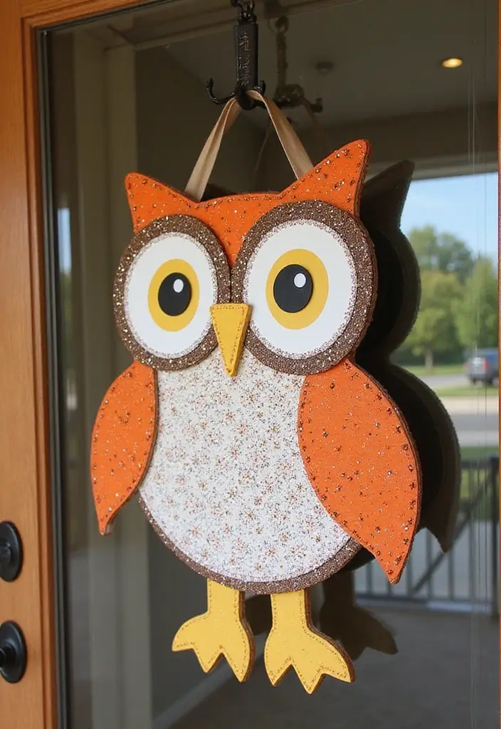 28 Handmade Owl Decor Ideas For Whimsical Homes 39 28 Handmade Owl Decor Ideas For Whimsical Homes - 21. Whimsical Owl Door Hangers