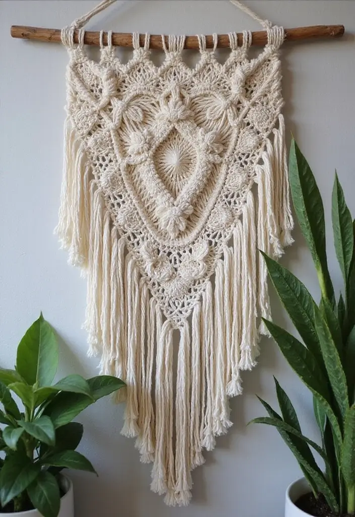 28 Room Handmade Decor Craft Ideas You’ll Love 1 28 Room Handmade Decor Craft Ideas You’ll Love - 1. Macrame Wall Hanging