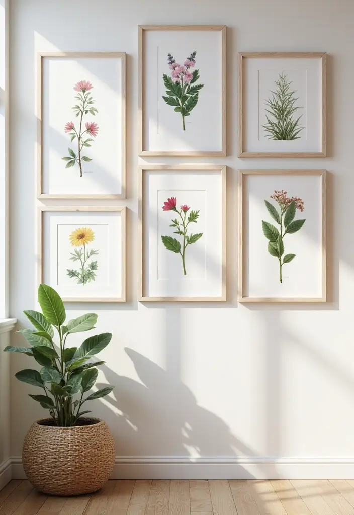 28 Room Handmade Decor Craft Ideas You’ll Love 52 28 Room Handmade Decor Craft Ideas You’ll Love - 14. Handmade Botanical Prints