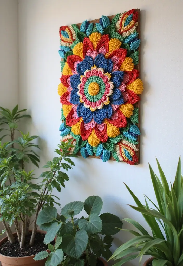 28 Room Handmade Decor Craft Ideas You’ll Love 60 28 Room Handmade Decor Craft Ideas You’ll Love - 16. Handmade Paper Mache Wall Art