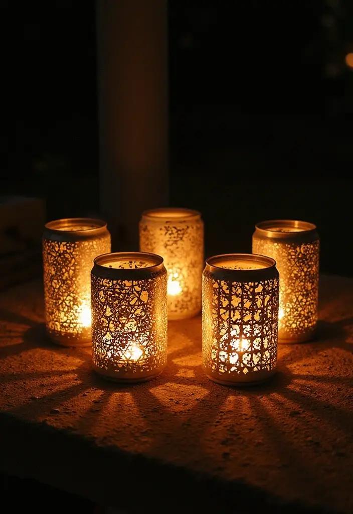 28 Room Handmade Decor Craft Ideas You’ll Love 67 28 Room Handmade Decor Craft Ideas You’ll Love - 17. Recycled Tin Can Lanterns
