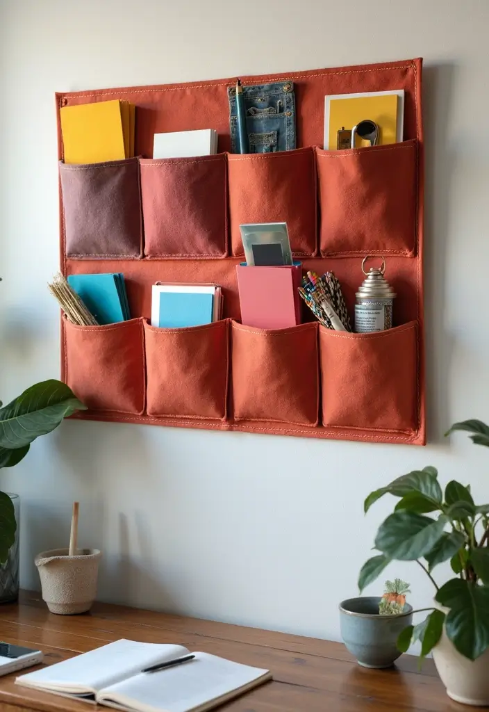 28 Room Handmade Decor Craft Ideas You’ll Love 68 28 Room Handmade Decor Craft Ideas You’ll Love - 18. DIY Felt Wall Organizer