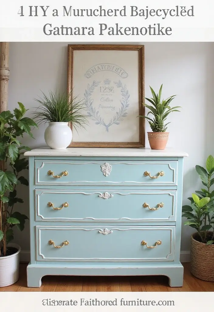 28 Room Handmade Decor Craft Ideas You’ll Love 8 28 Room Handmade Decor Craft Ideas You’ll Love - 2. Upcycled Furniture Makeover