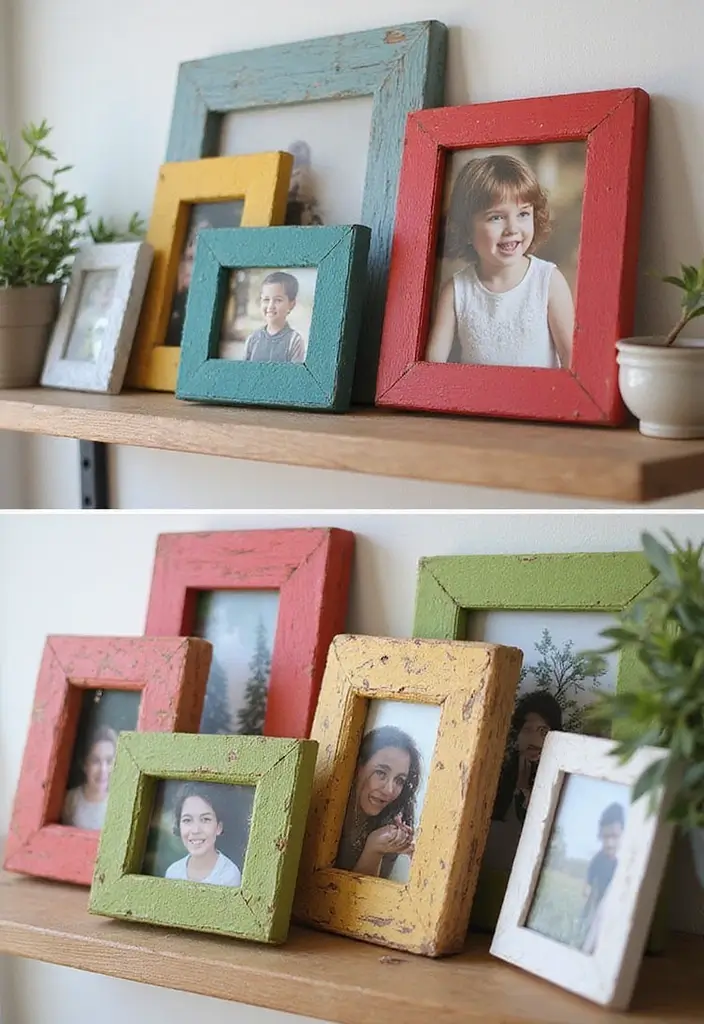 28 Room Handmade Decor Craft Ideas You’ll Love 72 28 Room Handmade Decor Craft Ideas You’ll Love - 20. Eco-Friendly Photo Frames