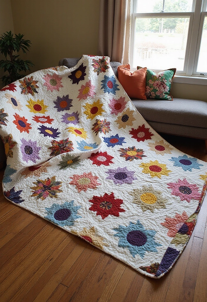 28 Room Handmade Decor Craft Ideas You’ll Love 87 28 Room Handmade Decor Craft Ideas You’ll Love - 23. Handmade Quilt or Throw Pillows