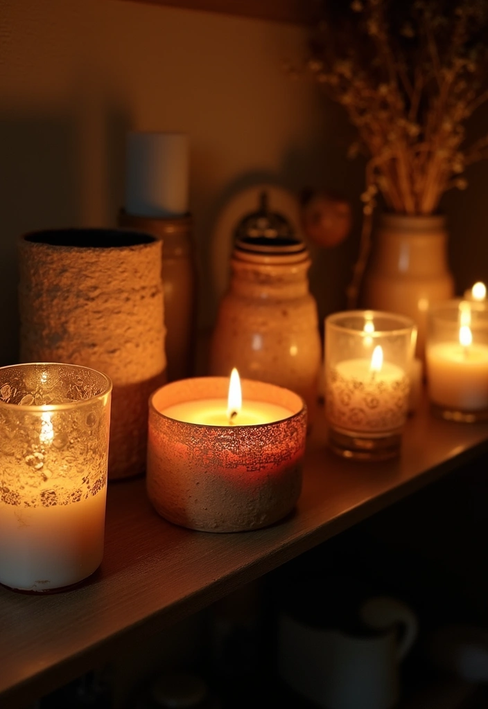 28 Room Handmade Decor Craft Ideas You’ll Love 19 28 Room Handmade Decor Craft Ideas You’ll Love - 7. Handmade Candles in Recycled Containers
