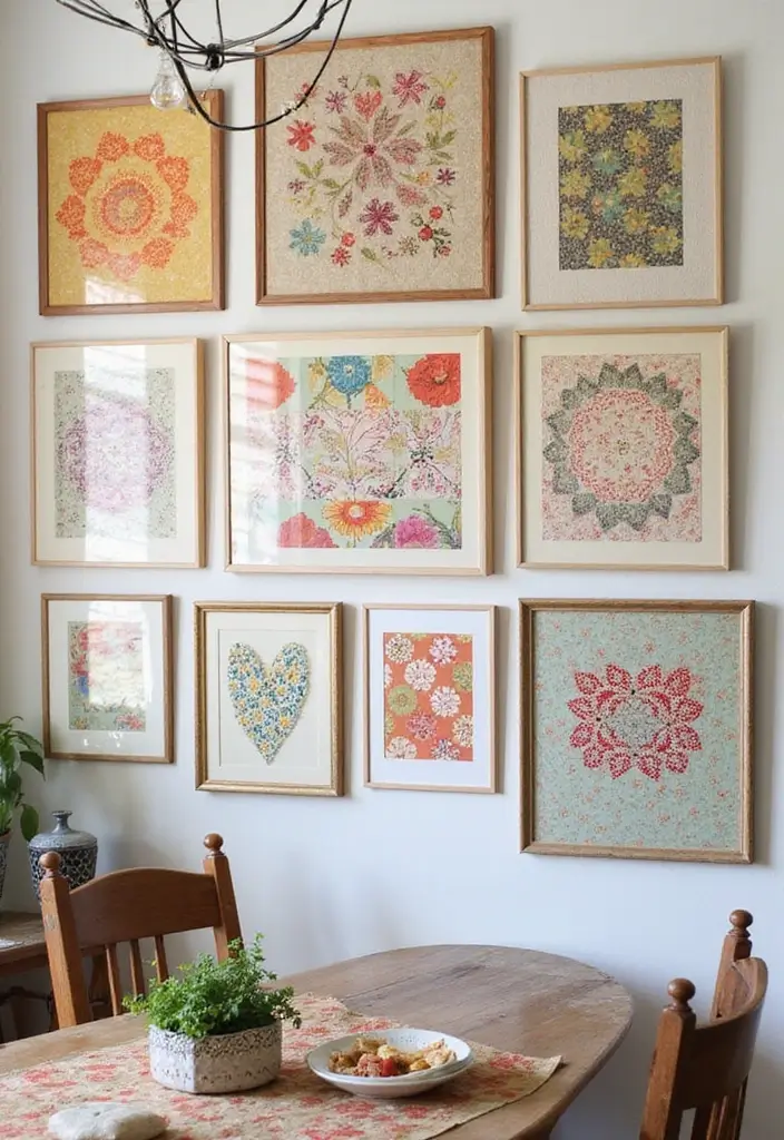 29 Beautiful Home Decor Handmade Ideas For Every Room 22 29 Beautiful Home Decor Handmade Ideas For Every Room - 10. DIY Fabric Wall Art