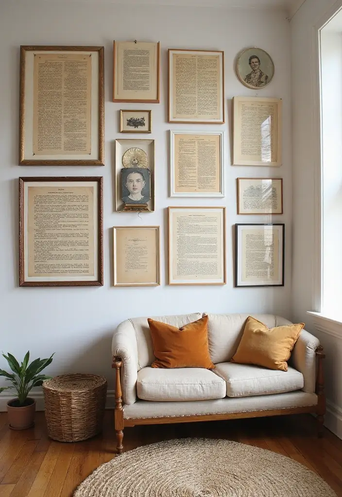 29 Beautiful Home Decor Handmade Ideas For Every Room 27 29 Beautiful Home Decor Handmade Ideas For Every Room - 13. Vintage Book Page Art