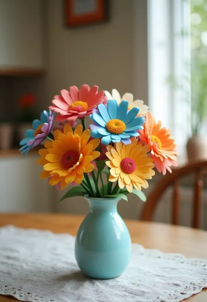 29 Beautiful Home Decor Handmade Ideas For Every Room 34 29 Beautiful Home Decor Handmade Ideas For Every Room - 14. Handmade Paper Flowers