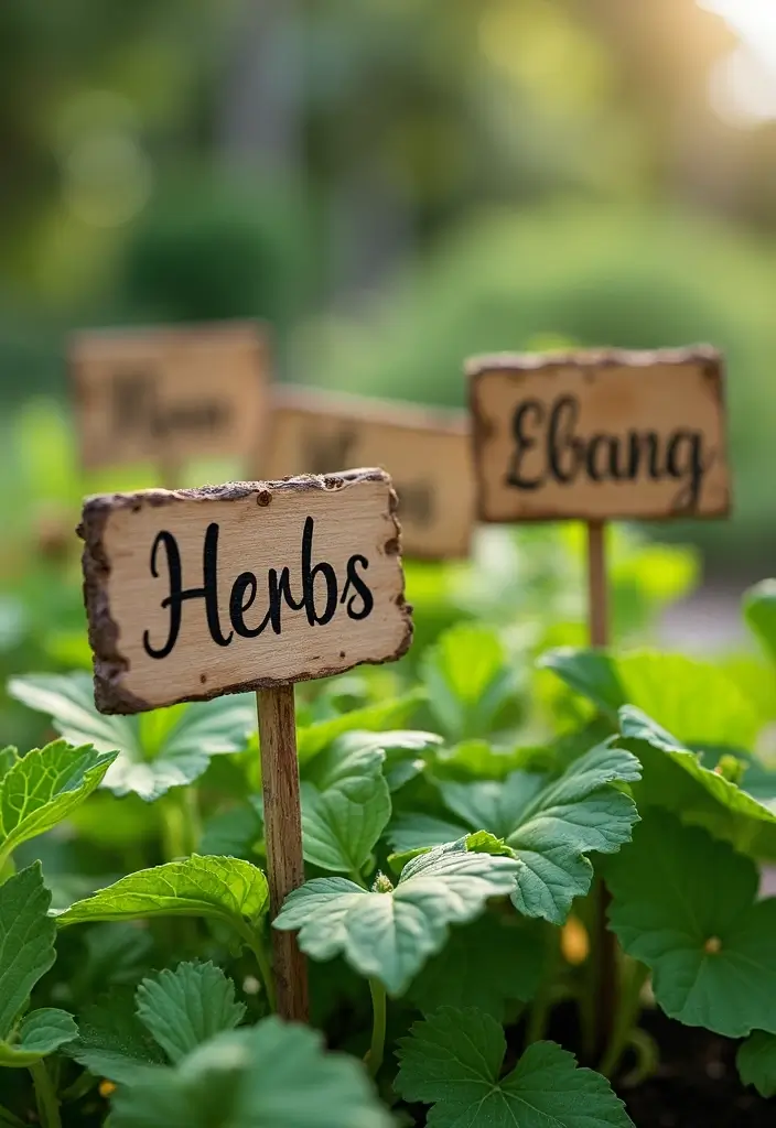 29 Beautiful Home Decor Handmade Ideas For Every Room 51 29 Beautiful Home Decor Handmade Ideas For Every Room - 21. DIY Herb Garden Markers