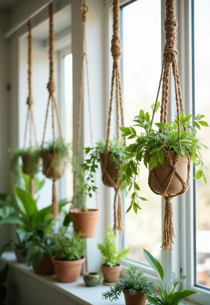 29 Beautiful Home Decor Handmade Ideas For Every Room 10 29 Beautiful Home Decor Handmade Ideas For Every Room - 4. Custom Macramé Plant Hangers