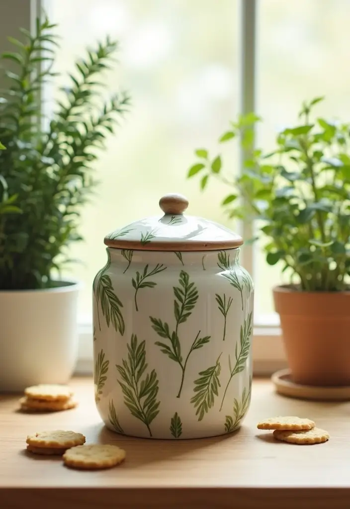 29 Handmade Cookie Jar Decor Ideas For Cozy Kitchens 26 29 Handmade Cookie Jar Decor Ideas For Cozy Kitchens - 12. Nature-Inspired Cookie Jars