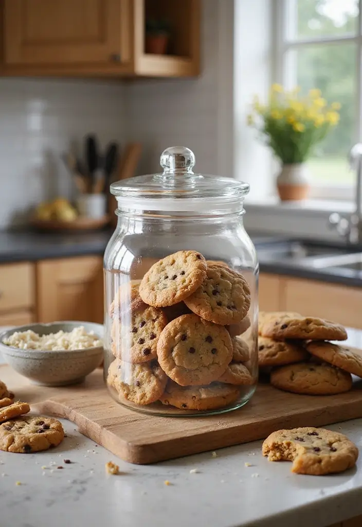 29 Handmade Cookie Jar Decor Ideas For Cozy Kitchens 29 29 Handmade Cookie Jar Decor Ideas For Cozy Kitchens - 15. Cookie Jars with Built-In Scoops