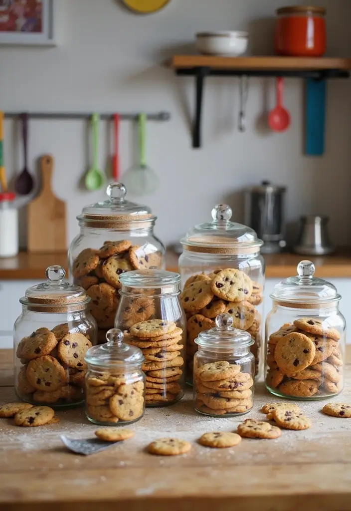29 Handmade Cookie Jar Decor Ideas For Cozy Kitchens 49 29 Handmade Cookie Jar Decor Ideas For Cozy Kitchens - 23. Creative Cookie Jar Combinations
