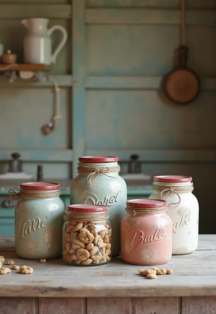 29 Handmade Cookie Jar Decor Ideas For Cozy Kitchens 4 29 Handmade Cookie Jar Decor Ideas For Cozy Kitchens - 4. Upcycled Jar Decor