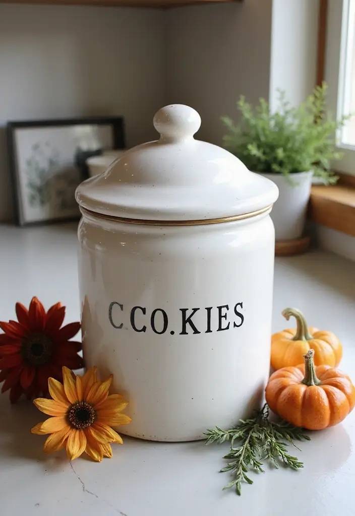 29 Handmade Cookie Jar Decor Ideas For Cozy Kitchens 11 29 Handmade Cookie Jar Decor Ideas For Cozy Kitchens - 5. Farmhouse-Style Cookie Jars with Lids
