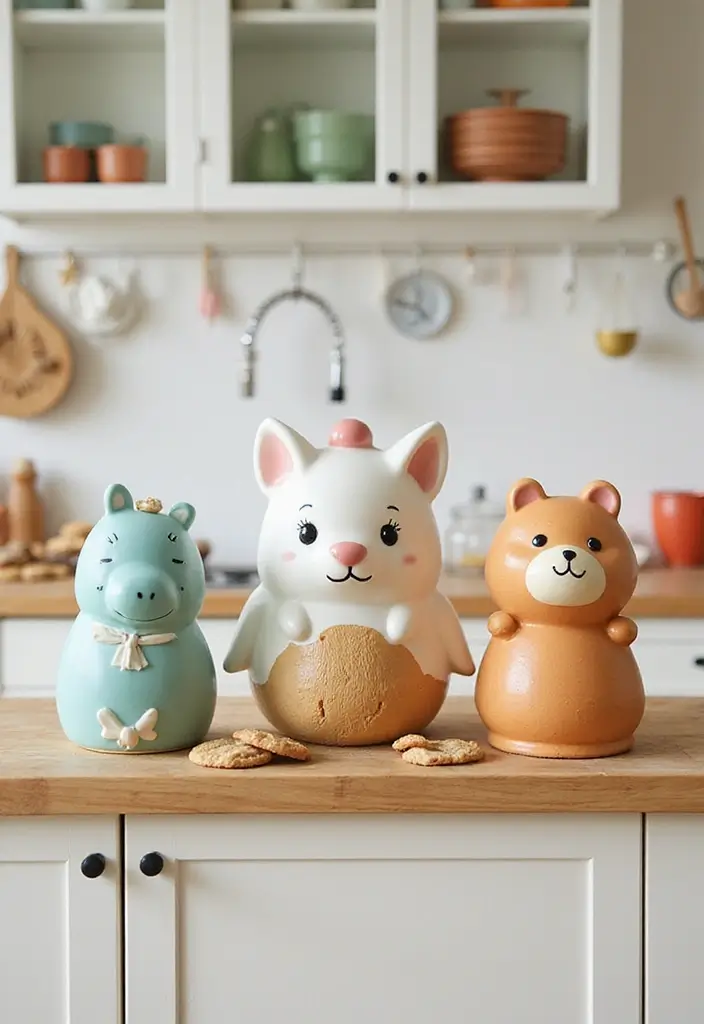 29 Handmade Cookie Jar Decor Ideas For Cozy Kitchens 20 29 Handmade Cookie Jar Decor Ideas For Cozy Kitchens - 8. Whimsical Cookie Jar Designs