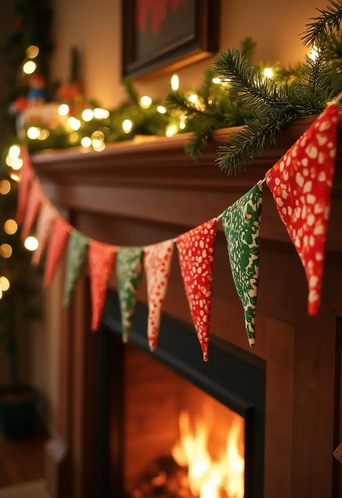 29 Handmade Fabric Holiday Decor Ideas You Can Craft 1 29 Handmade Fabric Holiday Decor Ideas You Can Craft - 1. Fabric Garland