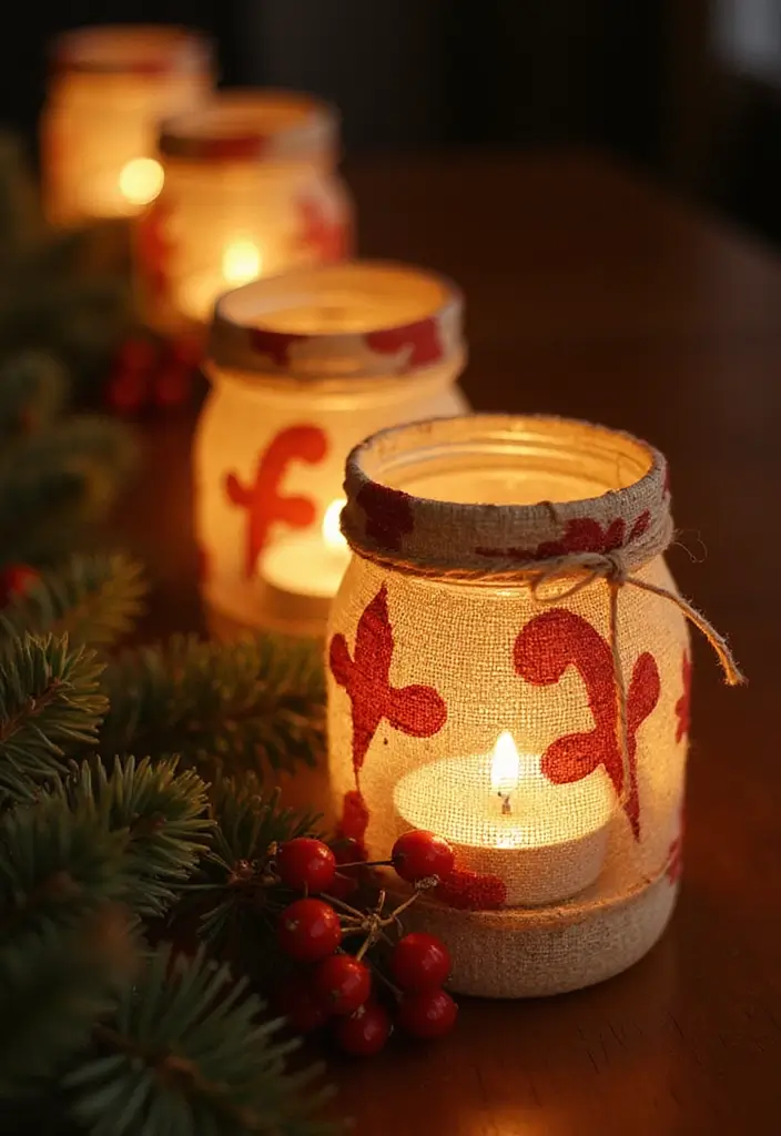 29 Handmade Fabric Holiday Decor Ideas You Can Craft 36 29 Handmade Fabric Holiday Decor Ideas You Can Craft - 14. Fabric Candle Holders
