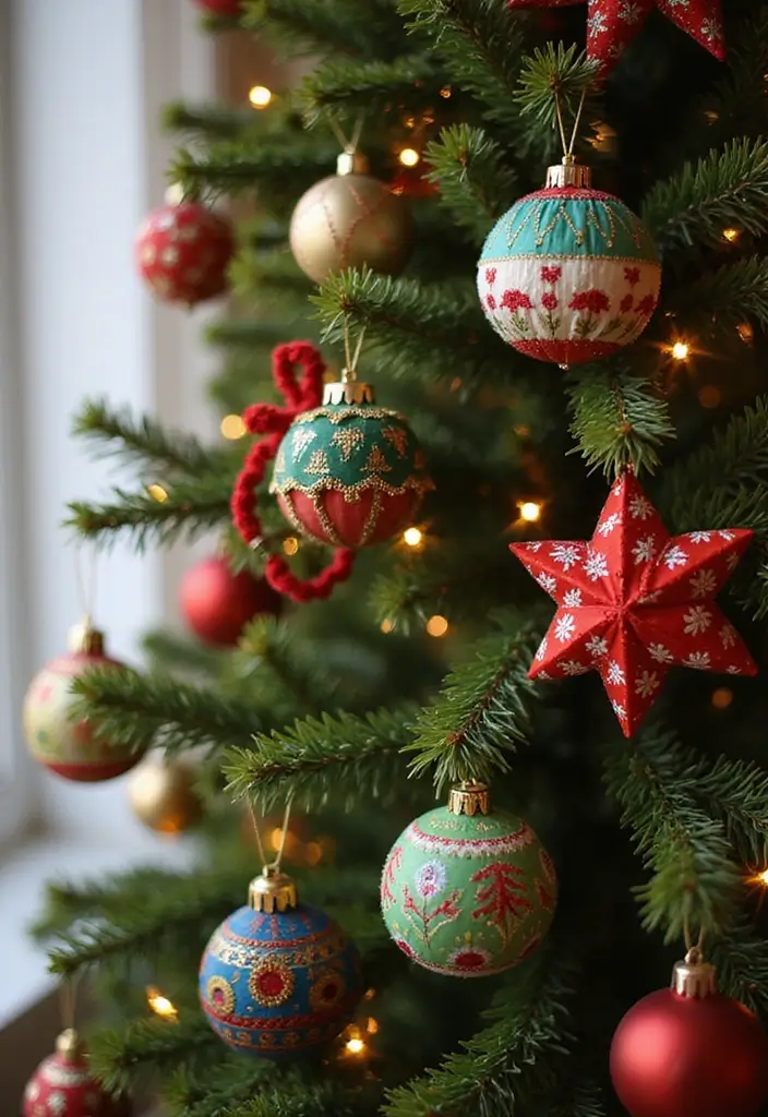 29 Handmade Fabric Holiday Decor Ideas You Can Craft 20 29 Handmade Fabric Holiday Decor Ideas You Can Craft - 6. Fabric Ornaments