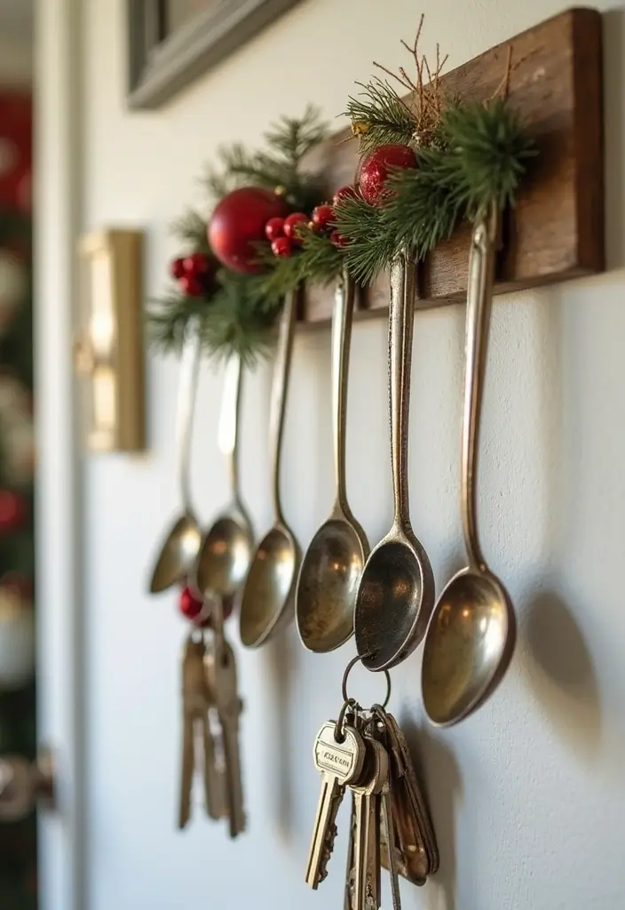 29 Handmade Holiday Spoon Decor Ideas To Try This Year 113 29 Handmade Holiday Spoon Decor Ideas To Try This Year - 17. Spoon Wall Hangers
