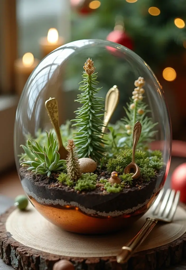 29 Handmade Holiday Spoon Decor Ideas To Try This Year 176 29 Handmade Holiday Spoon Decor Ideas To Try This Year - 26. Spoon Terrarium